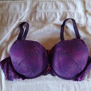 Torrid Lace Bra 42D Purple with pink